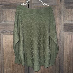 Lee plus size sweater 3x olive green
